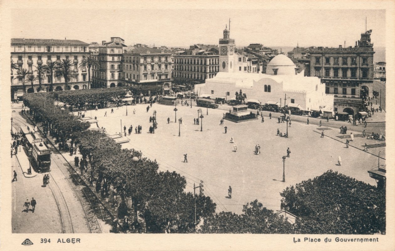 Cezayir - Hükümet Meydanı, c1900 by Unbekannt
