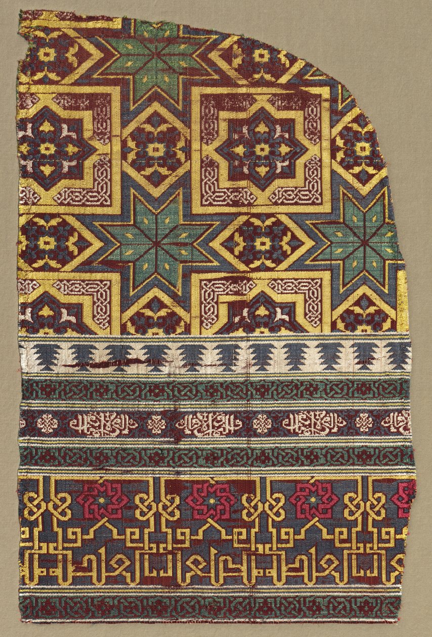 Süslenmiş bantlı Alhambra asılı parçası, 1300