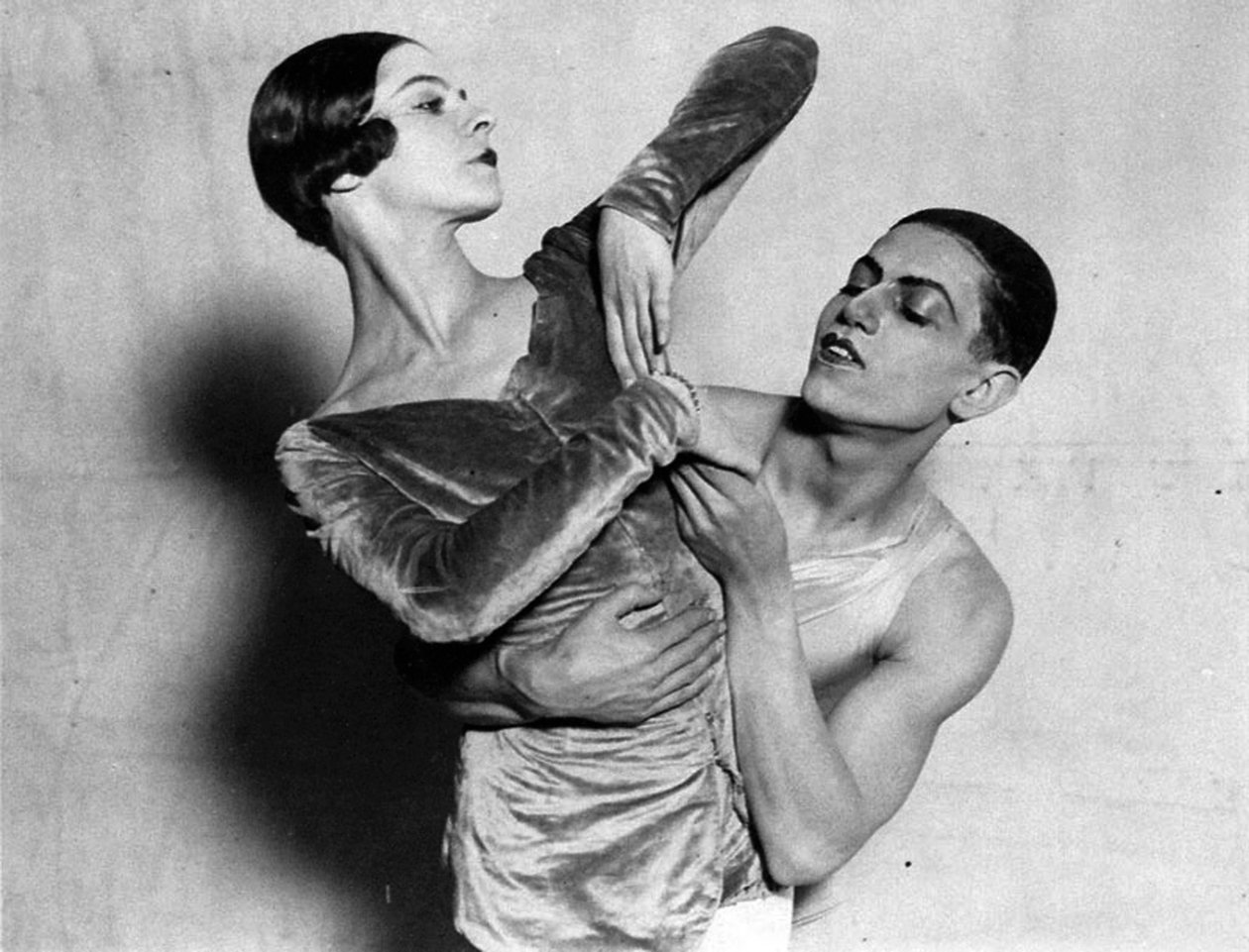 Alice Nikitina ve Serge Lifar, Rus bale dansçıları, 1924 by Unbekannt
