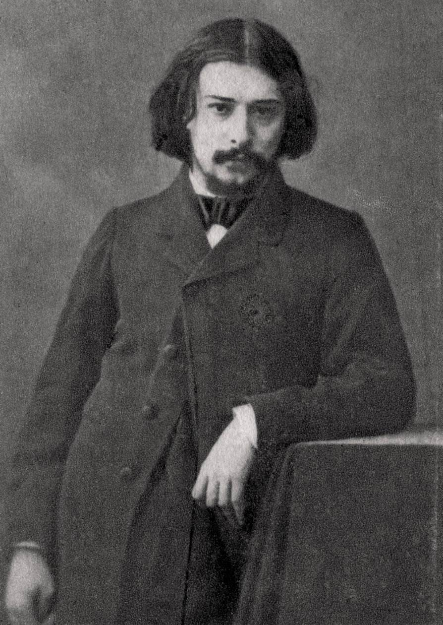 Alphonse Daudet, Fransız romancı, 1869 by Unbekannt