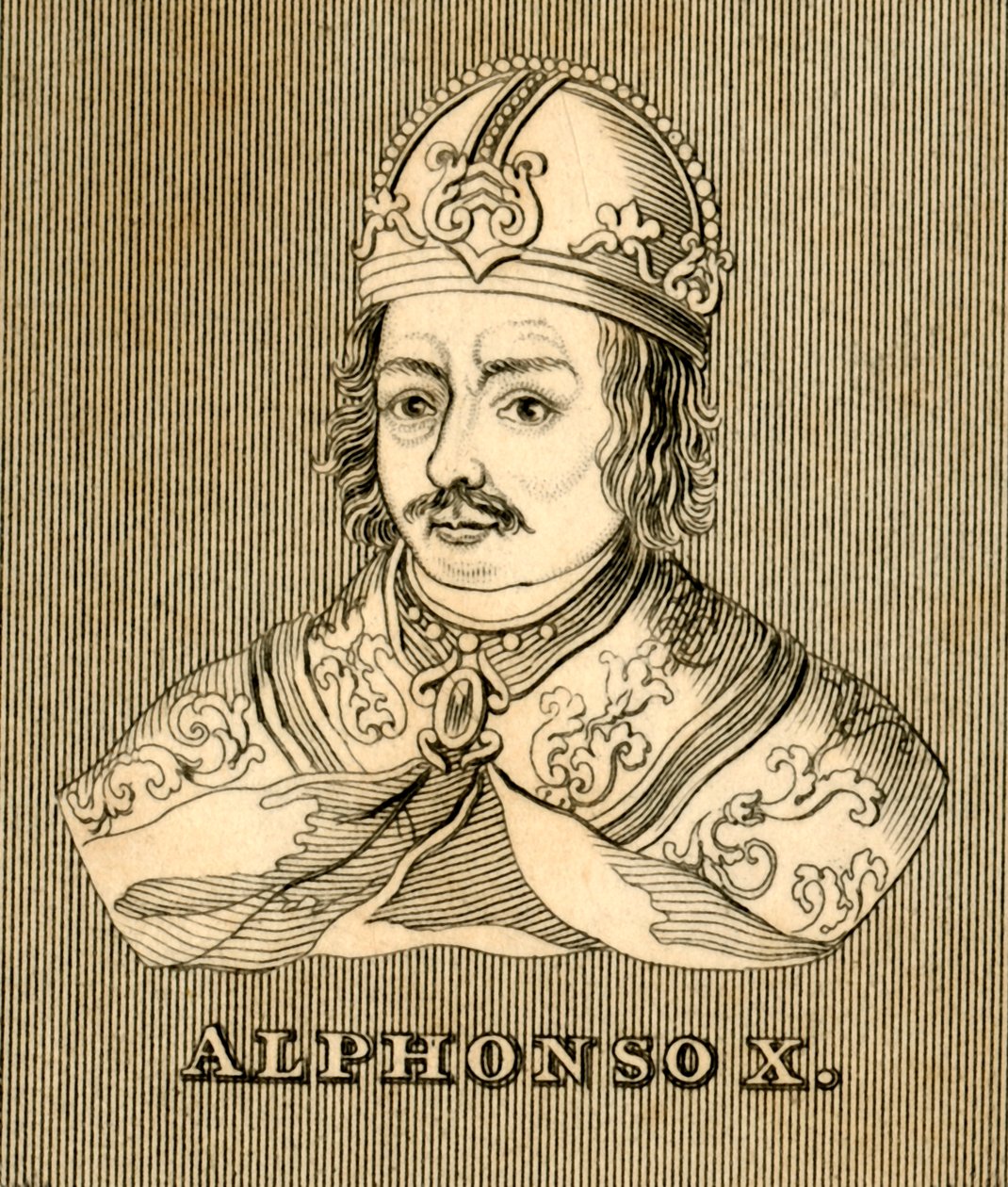 Alphonso X, 1221-1284, 1830. by Unbekannt