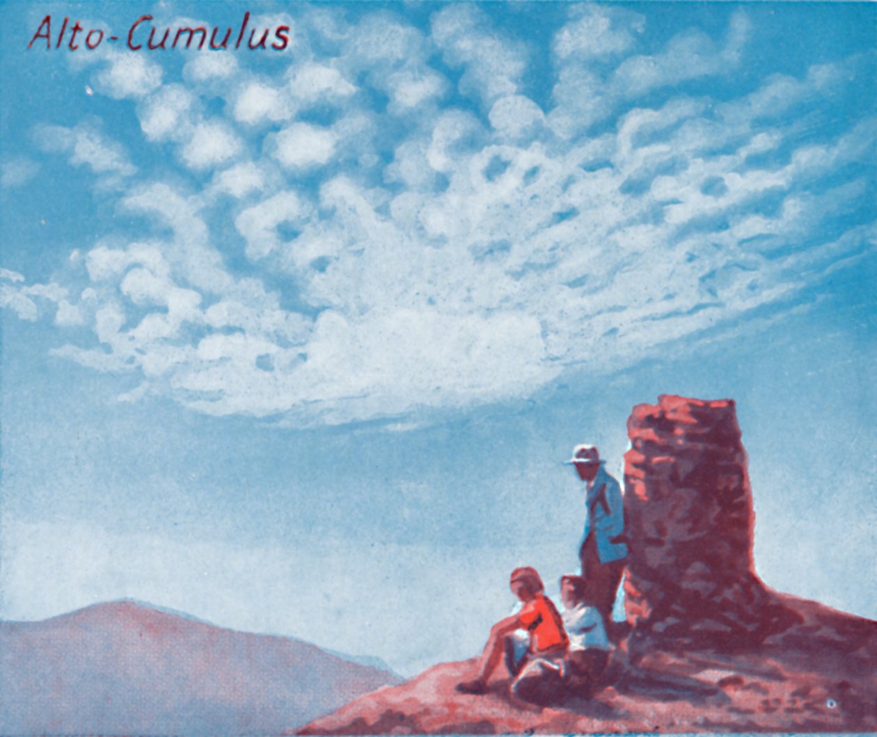 Alto-Cumulus - Gökyüzünde Bir Düzine Temel Bulut Oluşumu, 1935 by Unbekannt