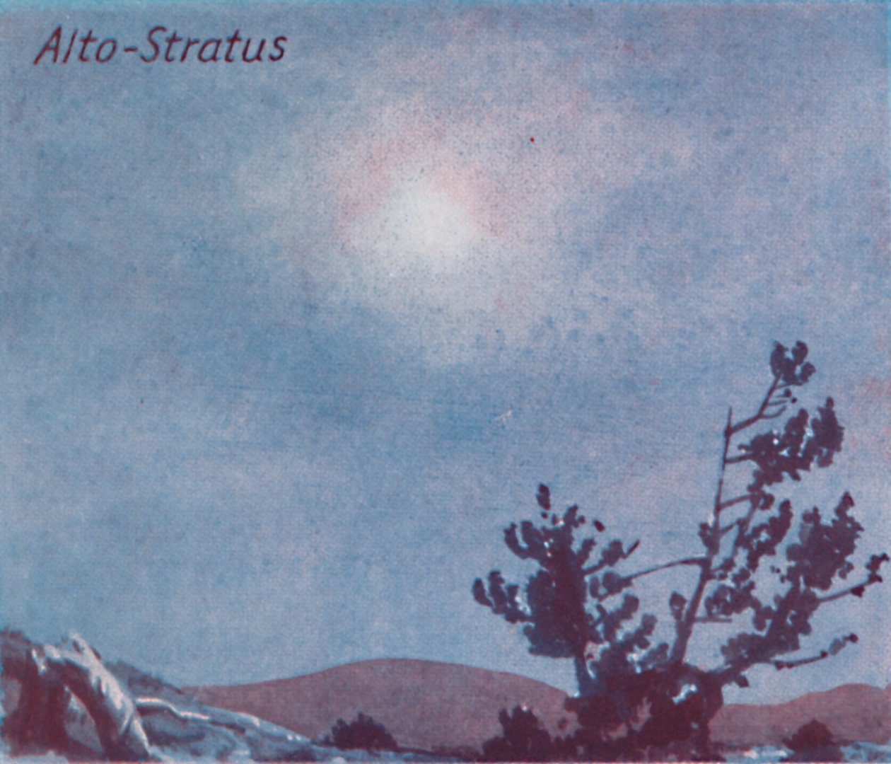 Alto-Stratus - Gökyüzünde Bir Düzine Temel Bulut Oluşumu, 1935 by Unbekannt