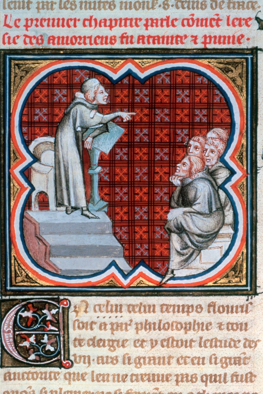 Amalric of Bena öğretimi, c1200, 1375-1379 by Unbekannt
