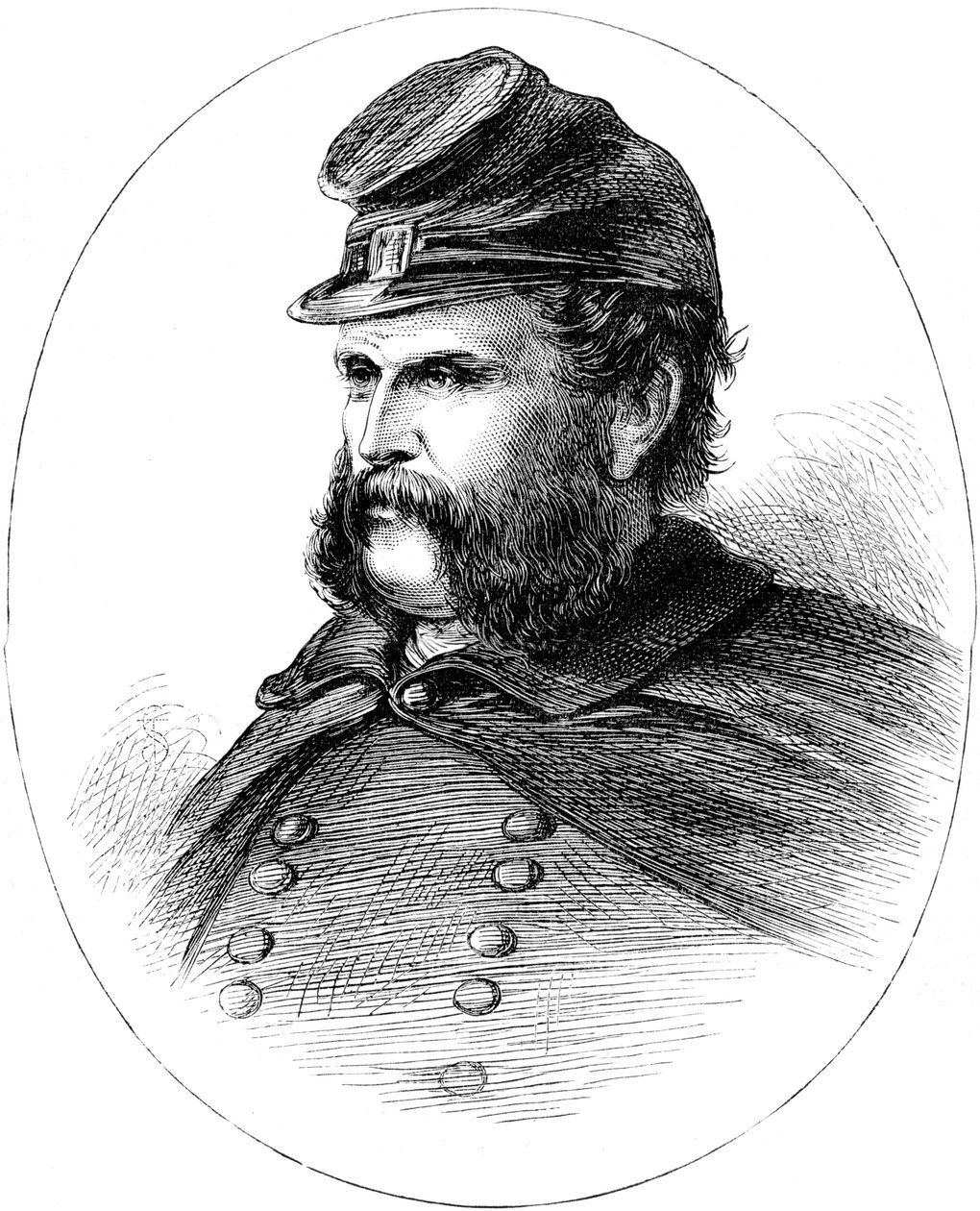 Ambrose Burnside, Amerikan İç Savaşı Birliği generali, c1880 by Unbekannt