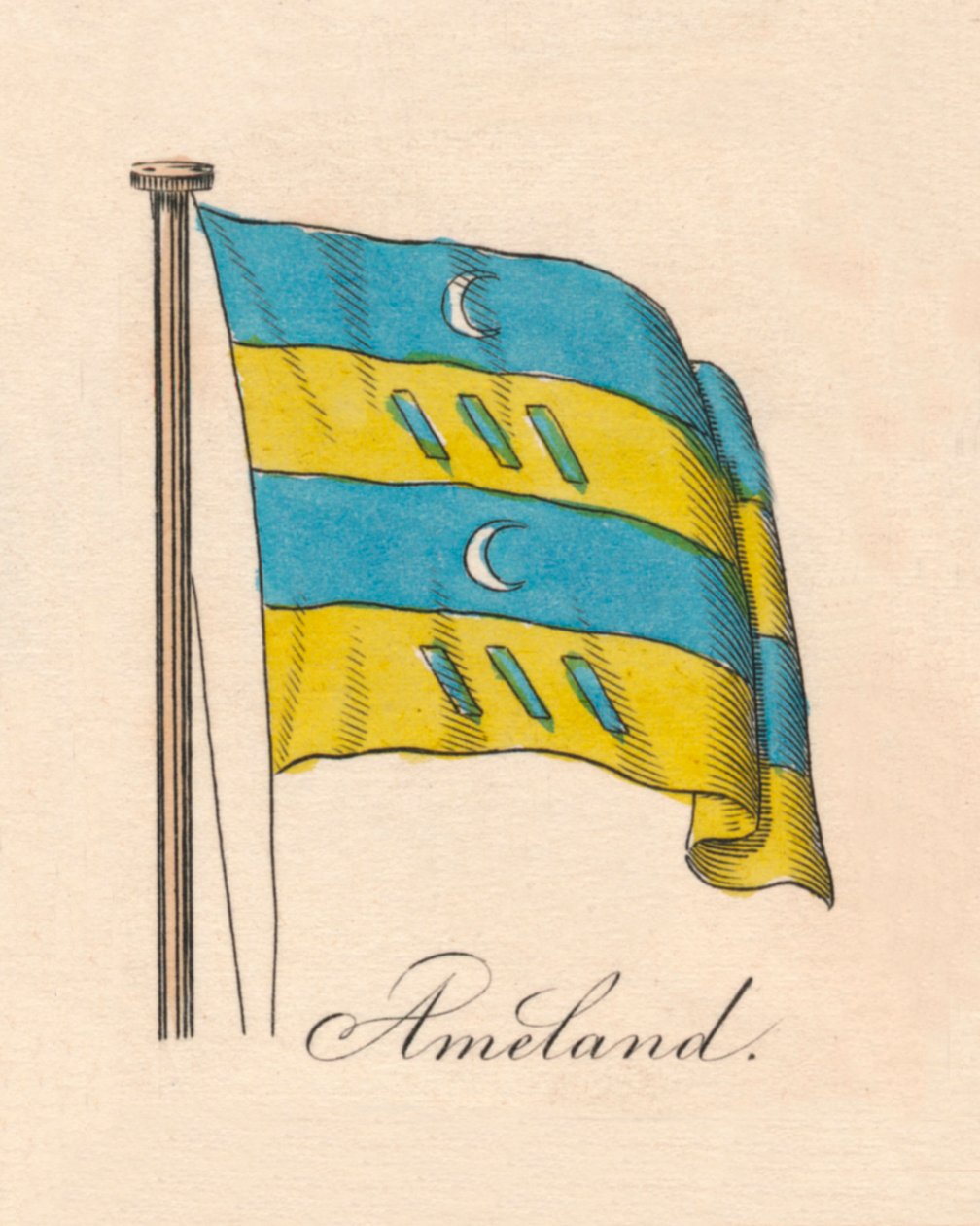 Ameland, 1838 by Unbekannt