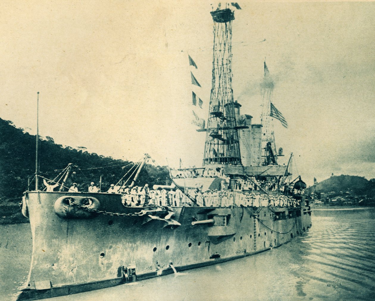 Amerikan Savaş Gemisi Missouri, Panama Kanalı
