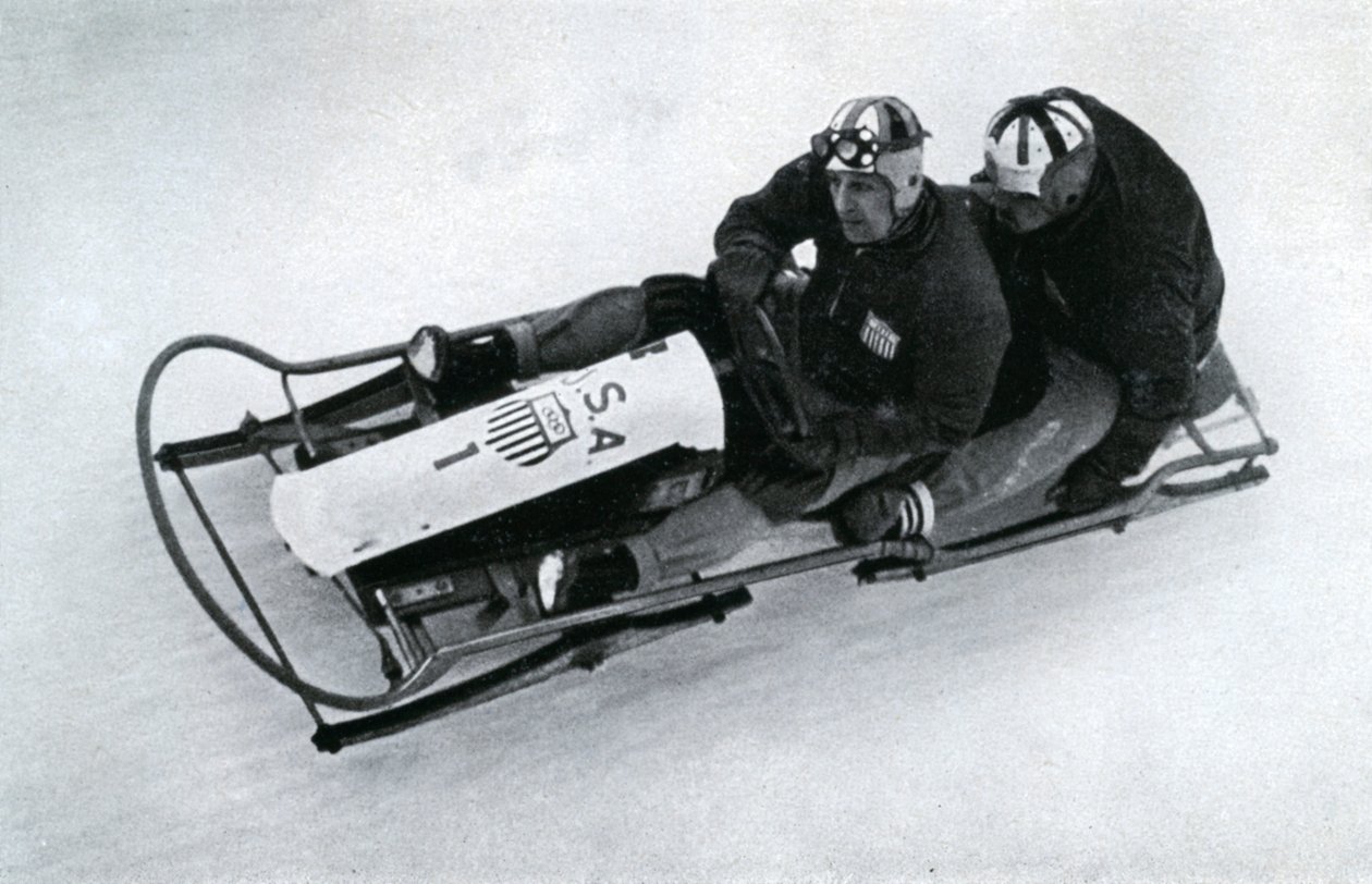 Amerikan iki kişilik yarış kızağı takımı, Alman kış olimpiyat oyunları, 1936 by Unbekannt