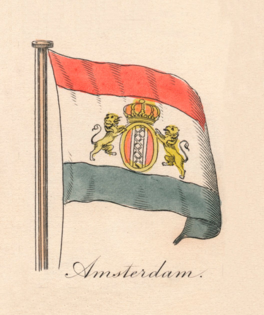Amsterdam, 1838 by Unbekannt