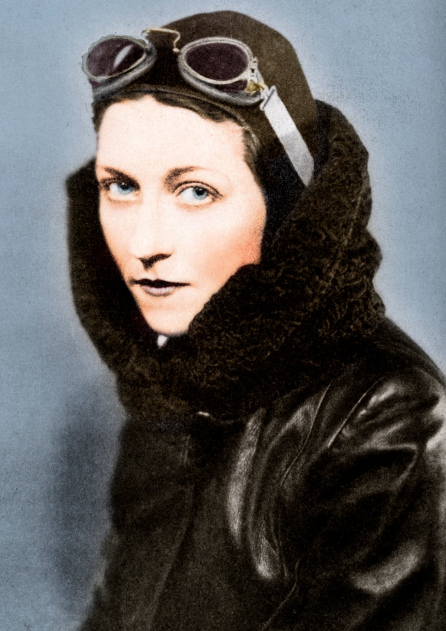 Amy Johnson, pilot, c1930'lar 1936 by Unbekannt