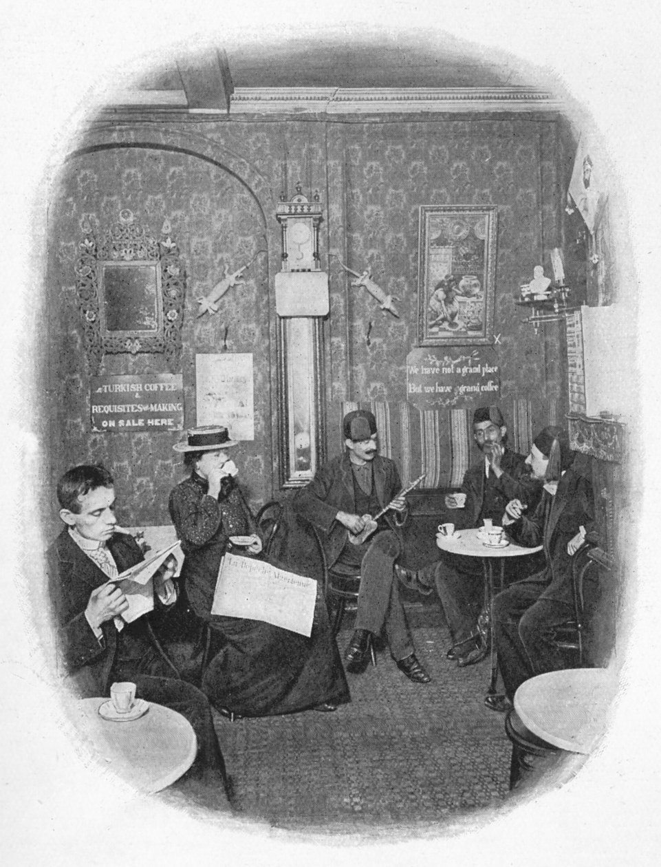 Bir Arap kafesi, Londra, c1901 1901 by Unbekannt
