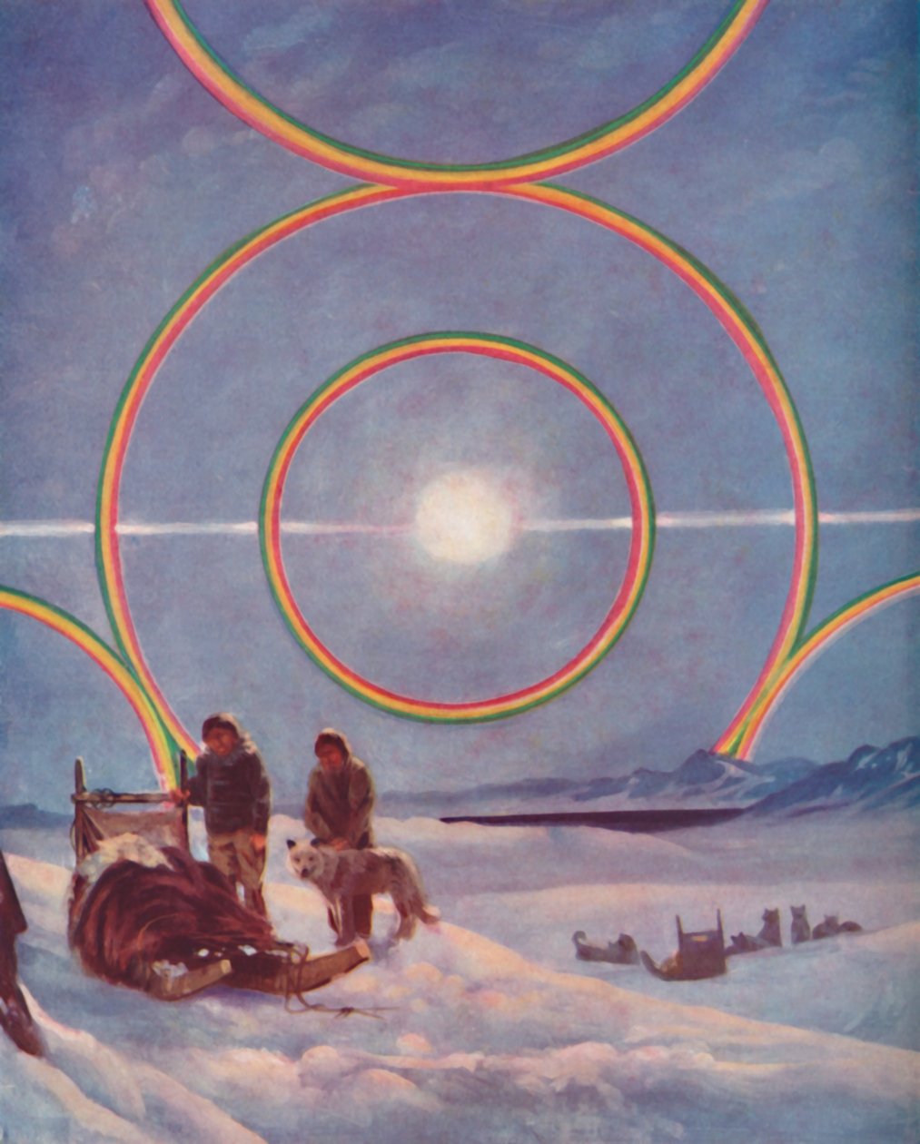 Güneş Halolarının Büyüleyici Bir Görüntüsü, 1935 by Unbekannt