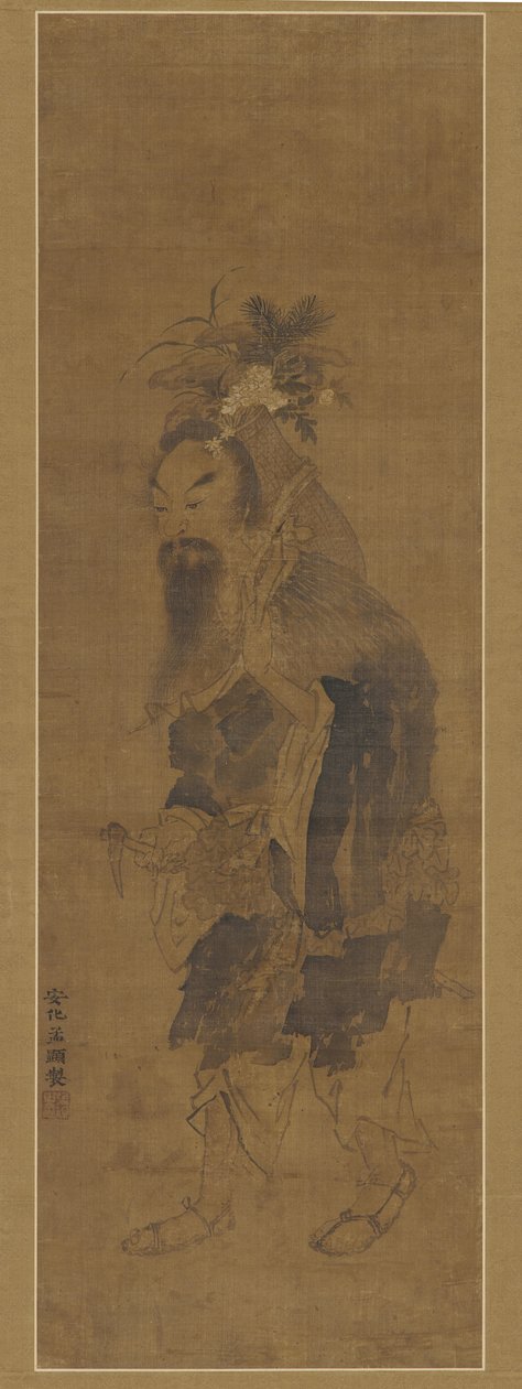 Ölümsüz Bir Bitki ve Mantar Toplama, Ming hanedanı, 17. yüzyıl. by Unbekannt