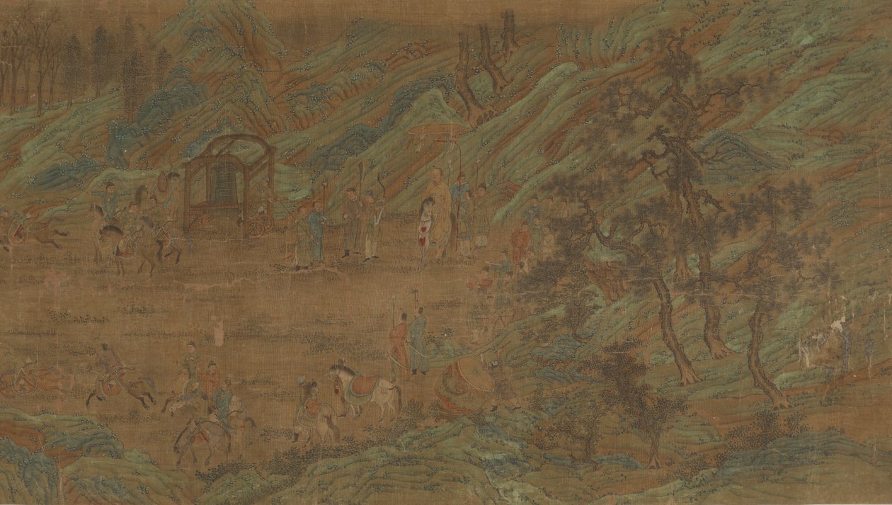Bir İmparatorluk Avı, Geç Ming hanedanı, 16-17. yüzyıl. by Unbekannt