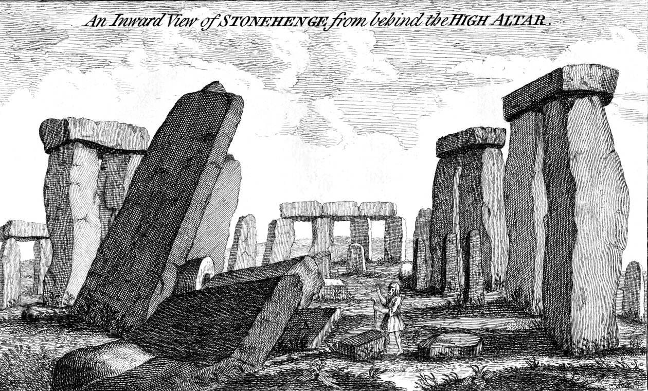 Yüksek Sunağın arkasından Stonehenge