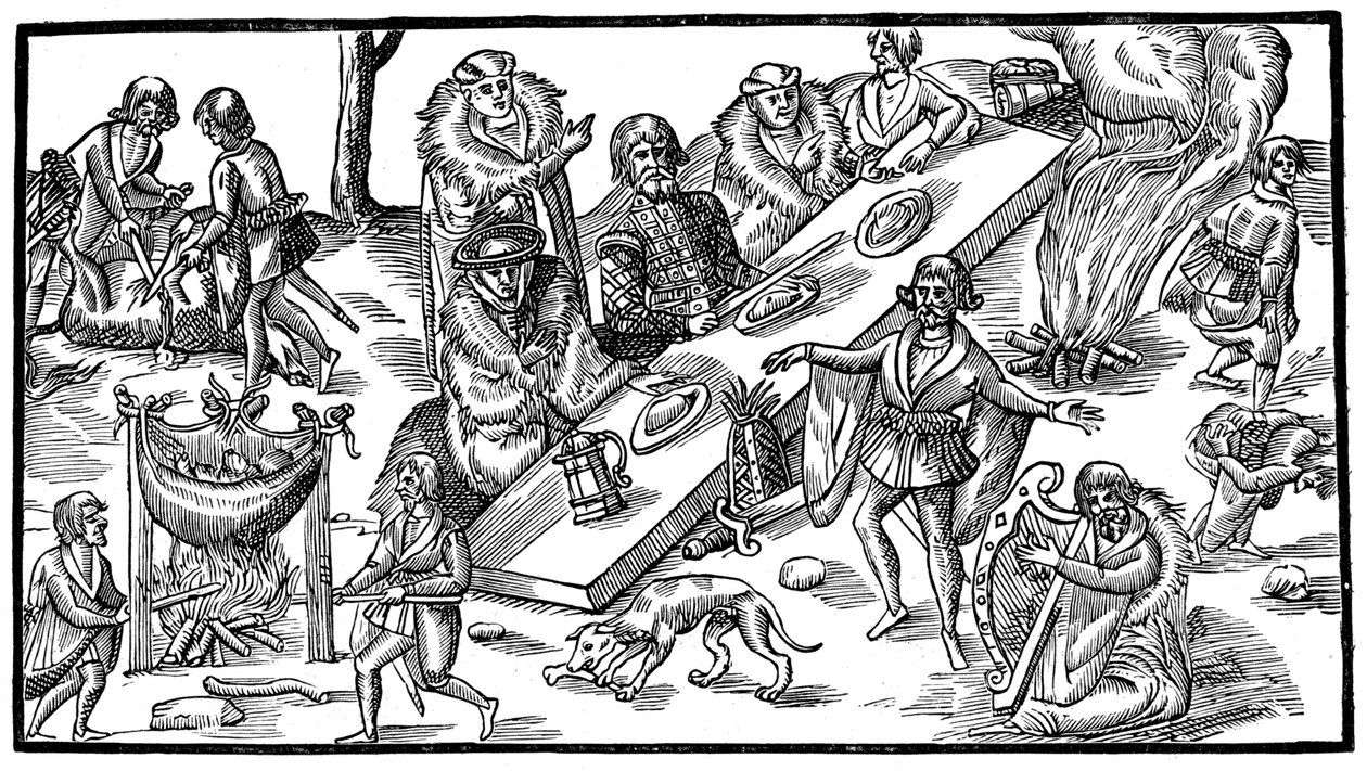 İrlandalı bir ziyafet, 1581, 1893 by Unbekannt