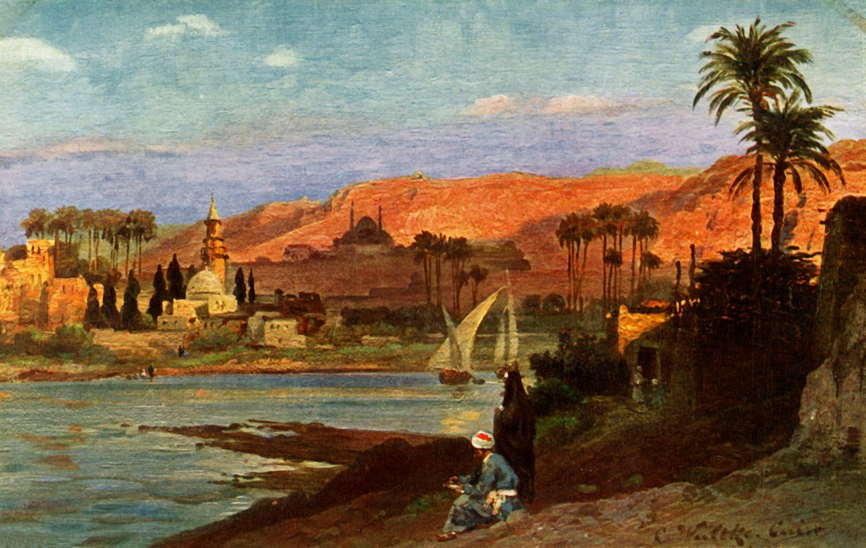 Giza'da bir akşam, c1918-c1939. by Unbekannt