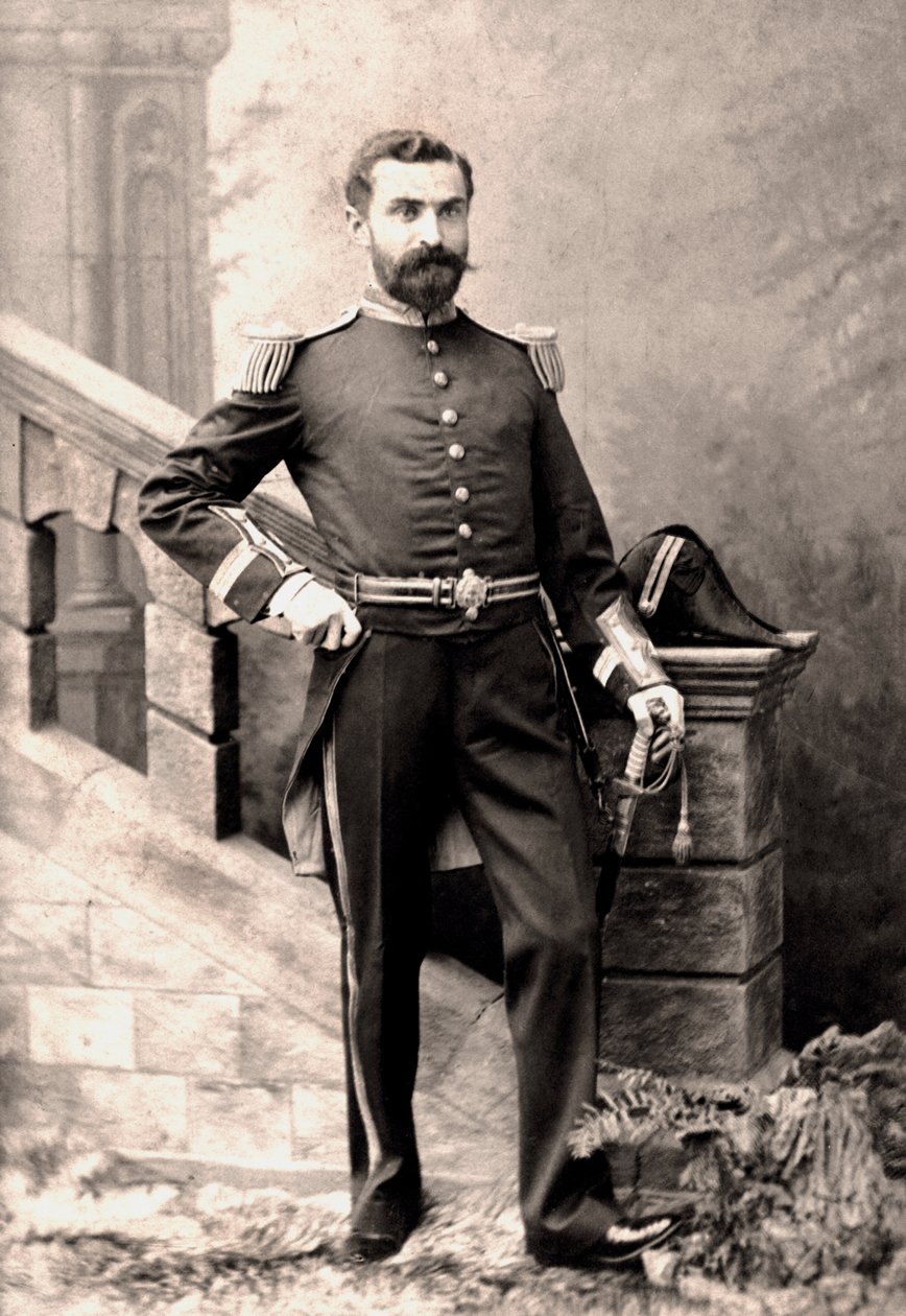 Tam üniformalı bir subay, 20. yüzyılın başlarında by Unbekannt