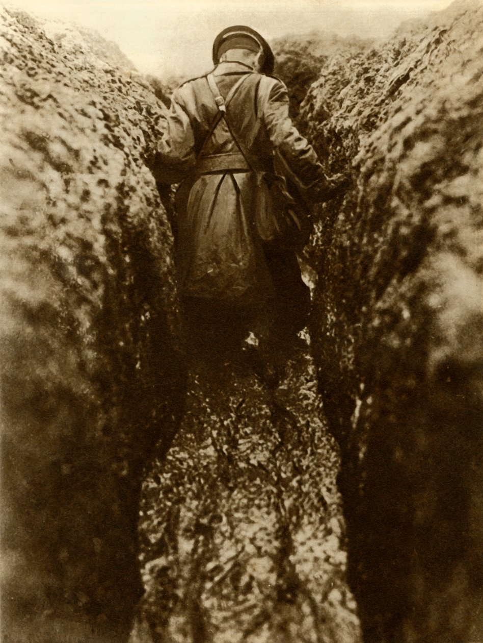 Siperlerde bir subay, Fransa, Birinci Dünya Savaşı, 1916, 1935. by Unbekannt