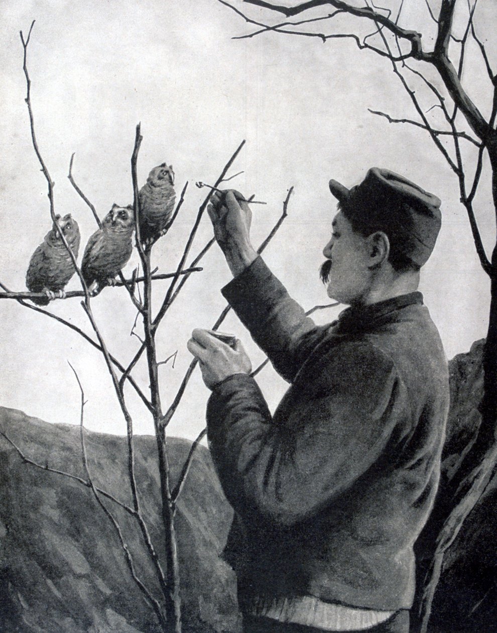 Orijinal bir siper dekorasyonu, Fransa, I. Dünya Savaşı, 1915 by Unbekannt
