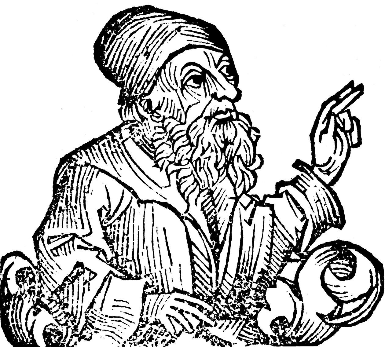 Anaxagoras c500-428 BC, Antik Yunan filozofu, 1493 by Unbekannt