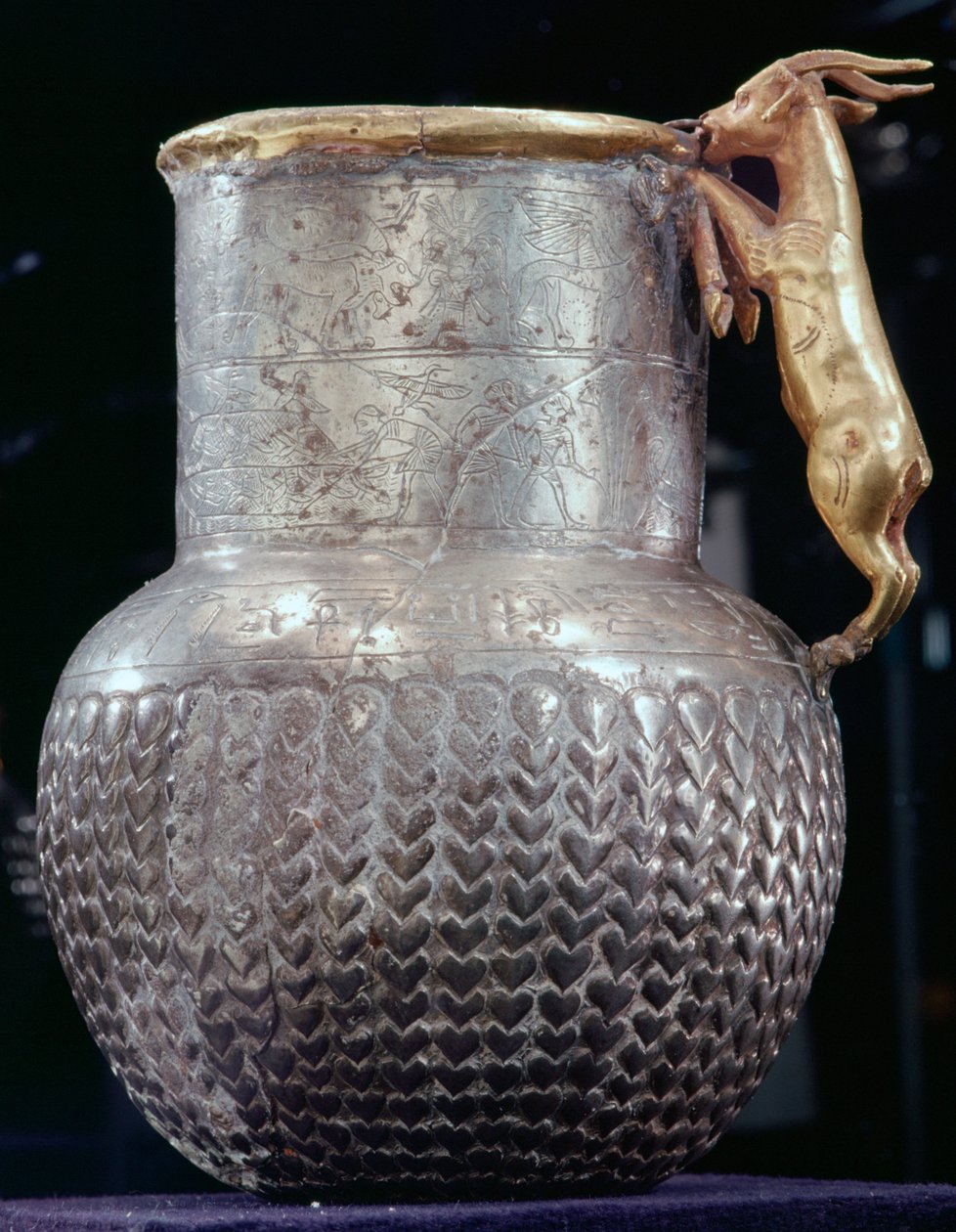 MÖ 13. yüzyıl, II. Ramses zamanından kalma eski Mısır çömleği by Unbekannt
