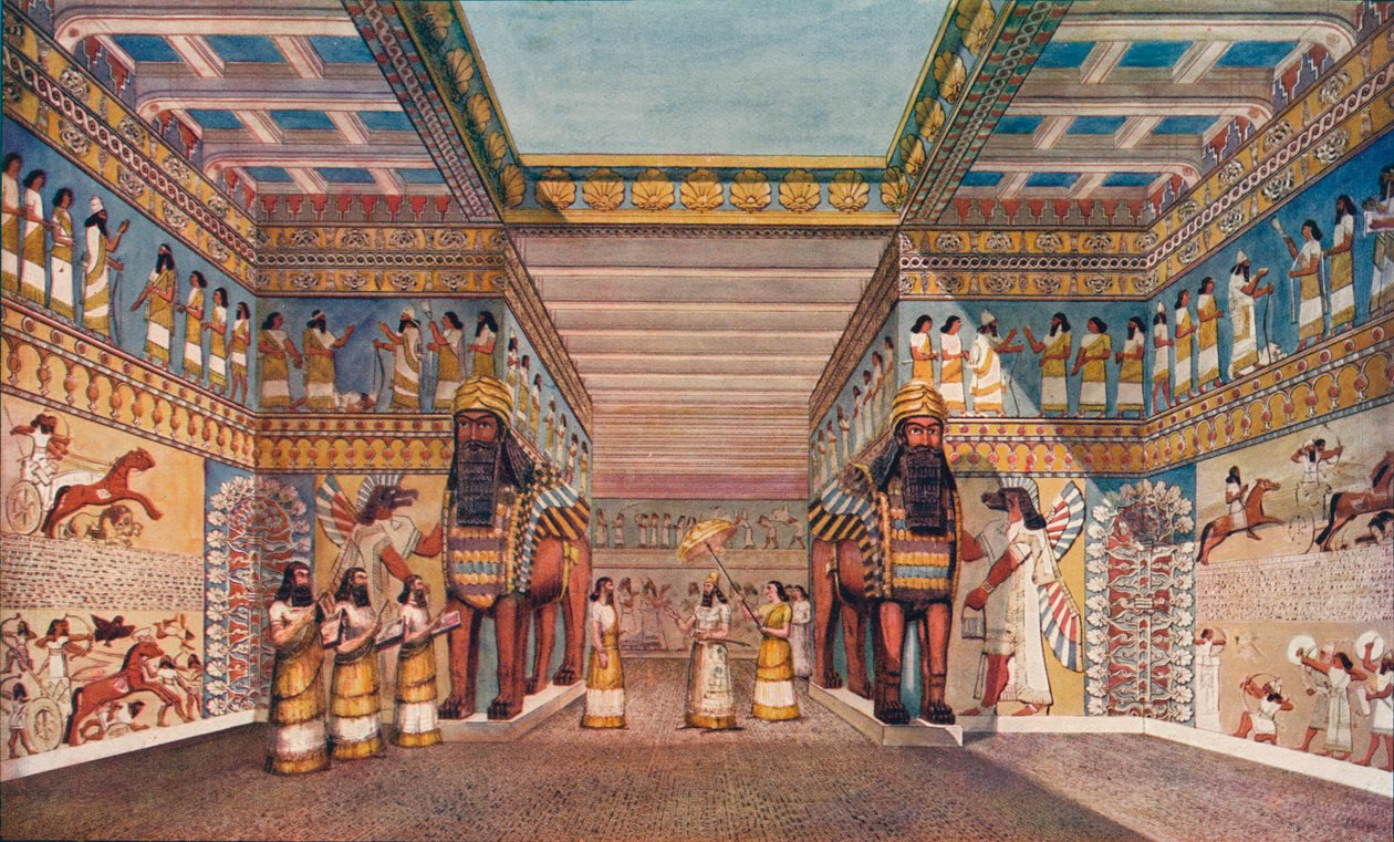 Antik uygarlık: Bir Asur kralının sarayında, 1907 by Unbekannt