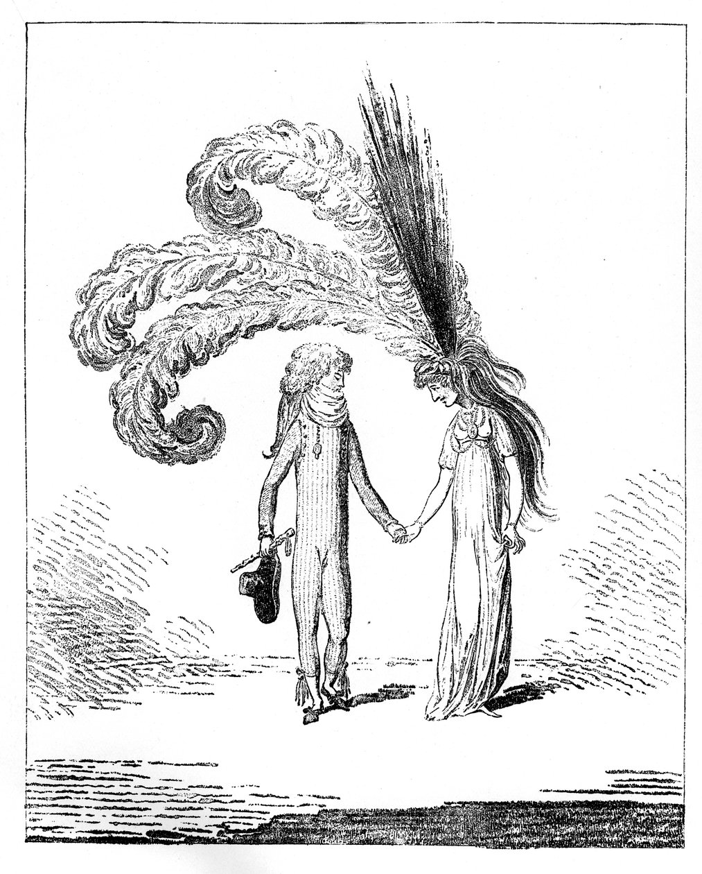 Ve onlar yükselirken yaşayış görgülerini yakalayın, 1794 by Unbekannt