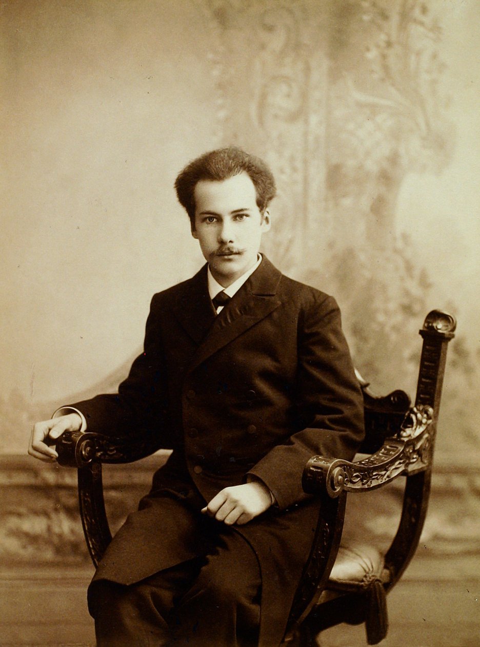 Andrei Bely, Rus romancı ve şair, 1904 by Unbekannt