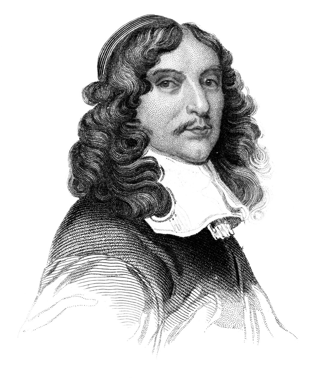 Andrew Marvell, 17. yüzyıl İngiliz metafizik şairi, c1850 by Unbekannt