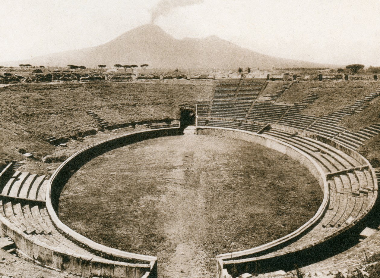 Anfiteatro, Pompeii, İtalya, c1900