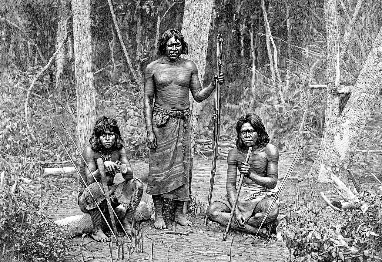 Angaite Kızılderilileri, Kuzey Chaco, Paraguay, 1895 by Unbekannt
