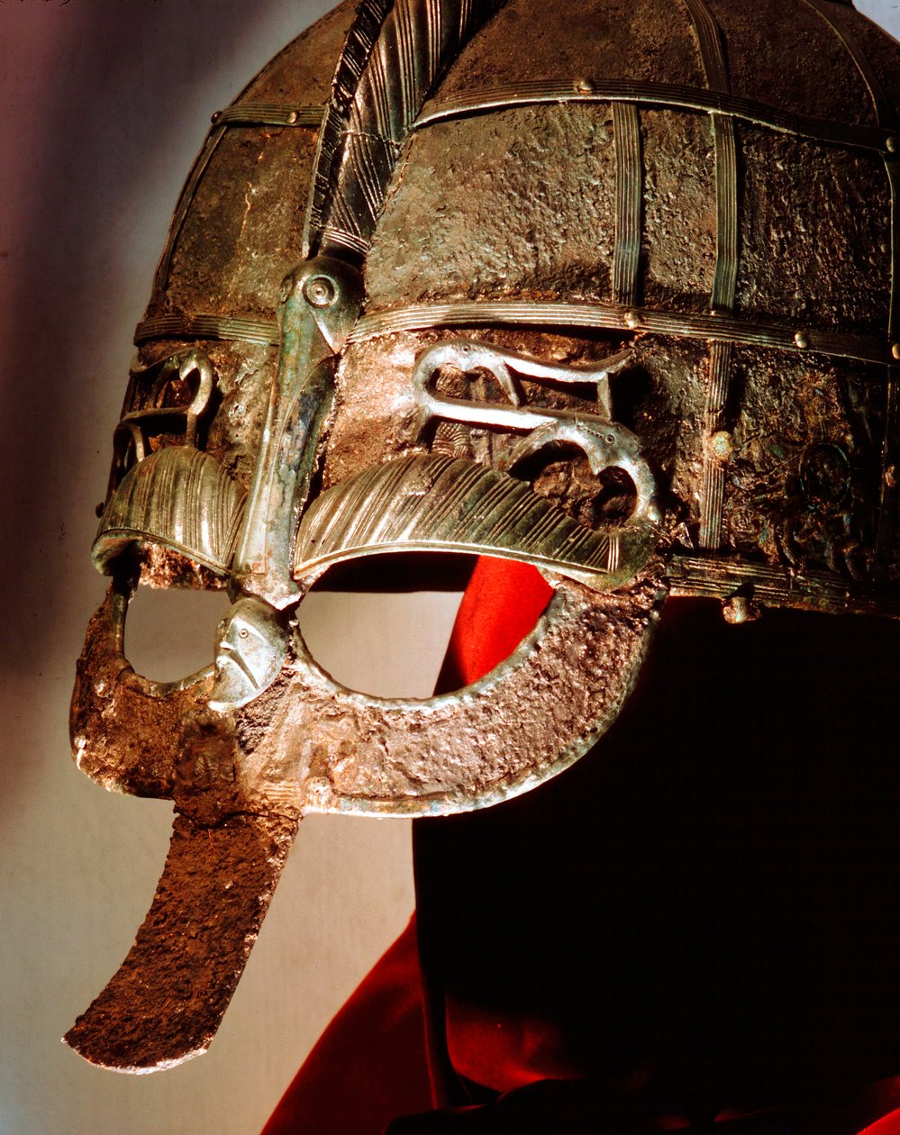 Sutton Hoo Hazinesinden Anglo-Sakson miğferi, 7. Yüzyıl by Unbekannt