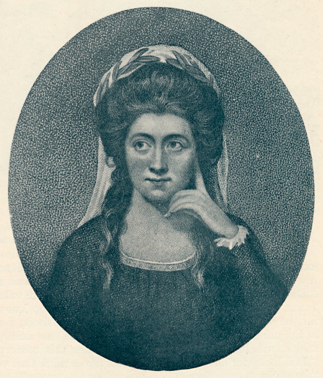Anna Seward b. 1747, d. 1809, 1907 by Unbekannt