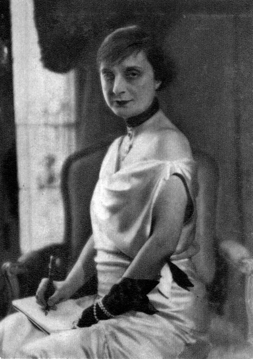 Anna de Noailles, Fransız yazar, 1930 by Unbekannt