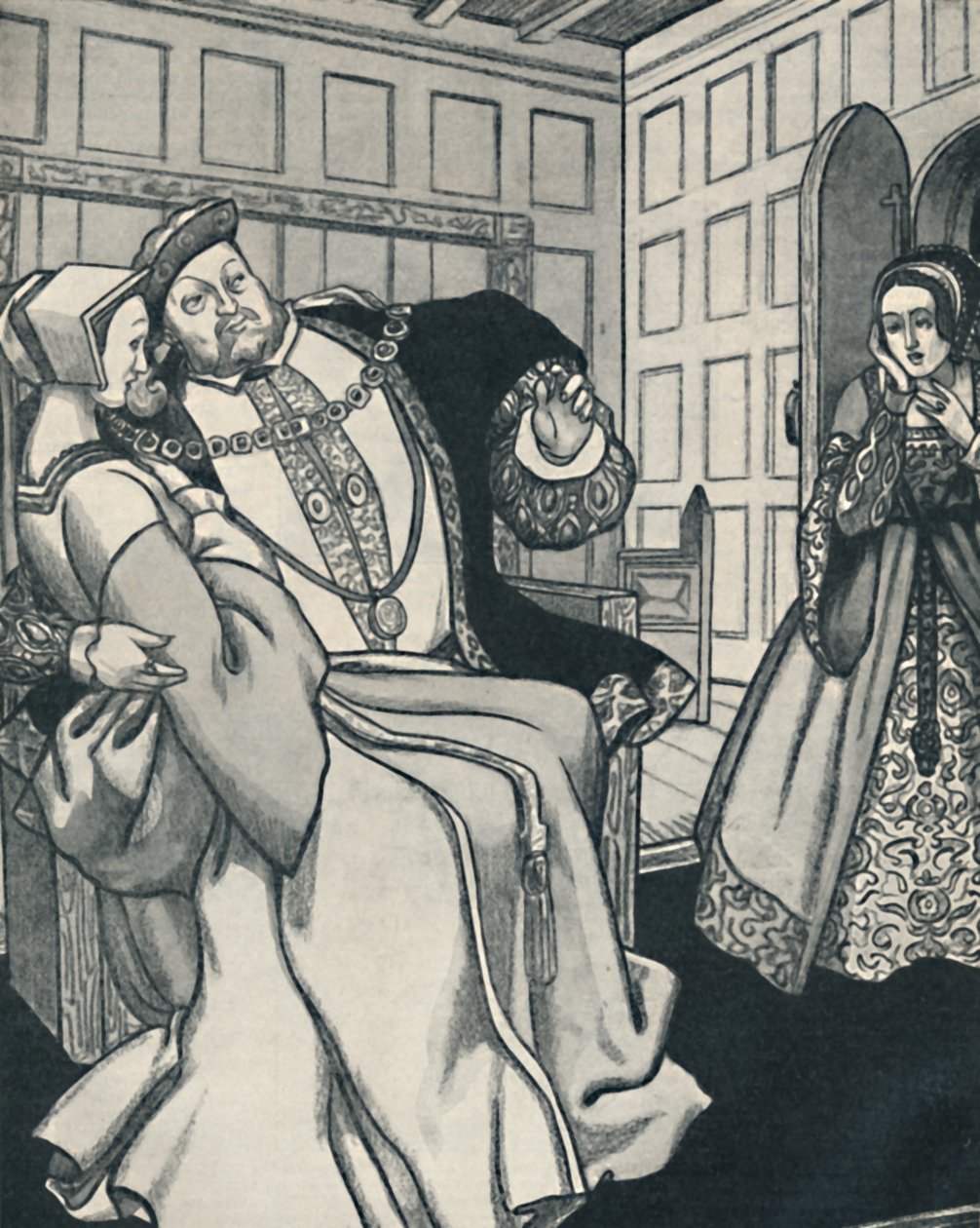 Anne Boleyn Büyük Bir Şok Alır, c1934 by Unbekannt