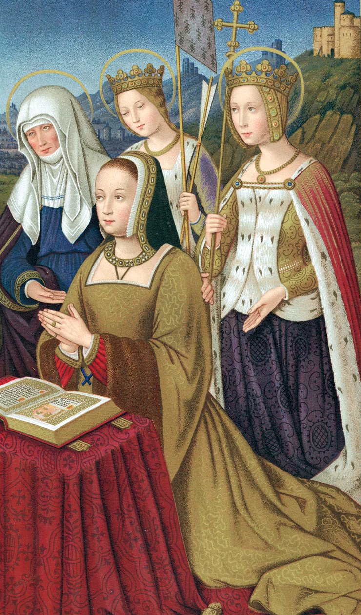 Brittany Anne 1476-1514, Brittany Düşesi ve Fransa Kraliçesi by Unbekannt