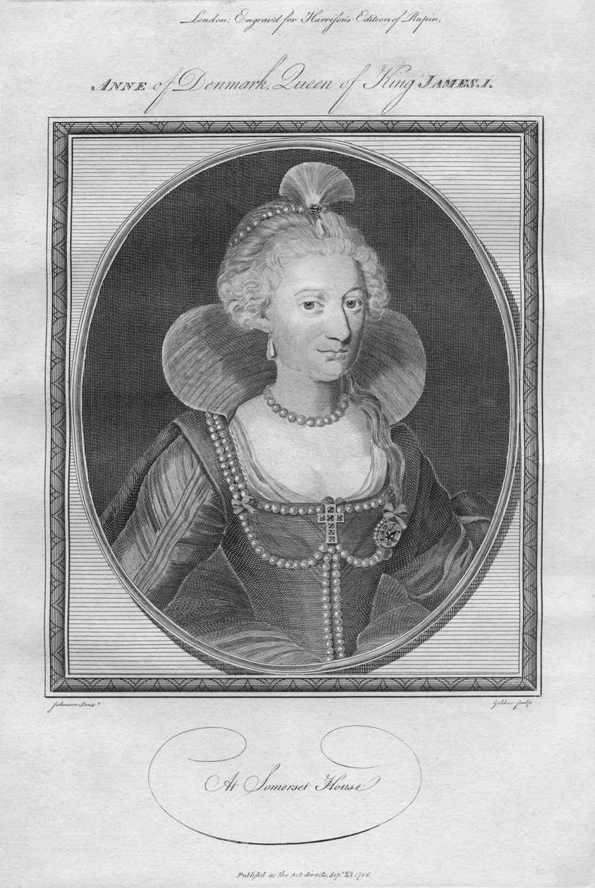 Danimarkalı Anne, Kral I. James Kraliçesi, 1786. by Unbekannt