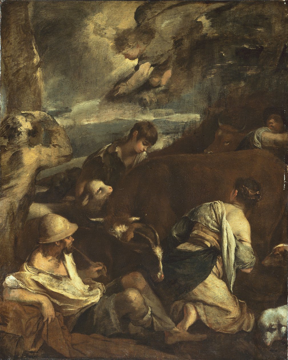 Çobanlara Duyuru, c. 1710. by Unbekannt