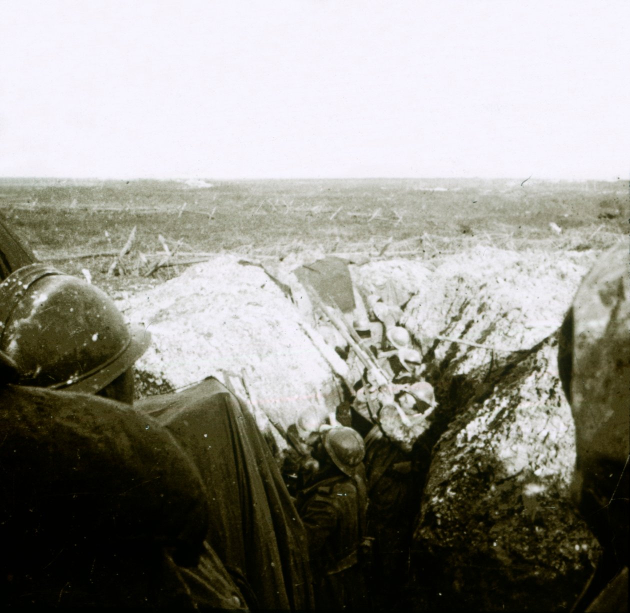 Uçaksavar ateşi, cephe hattı, c1914-c1918 by Unbekannt