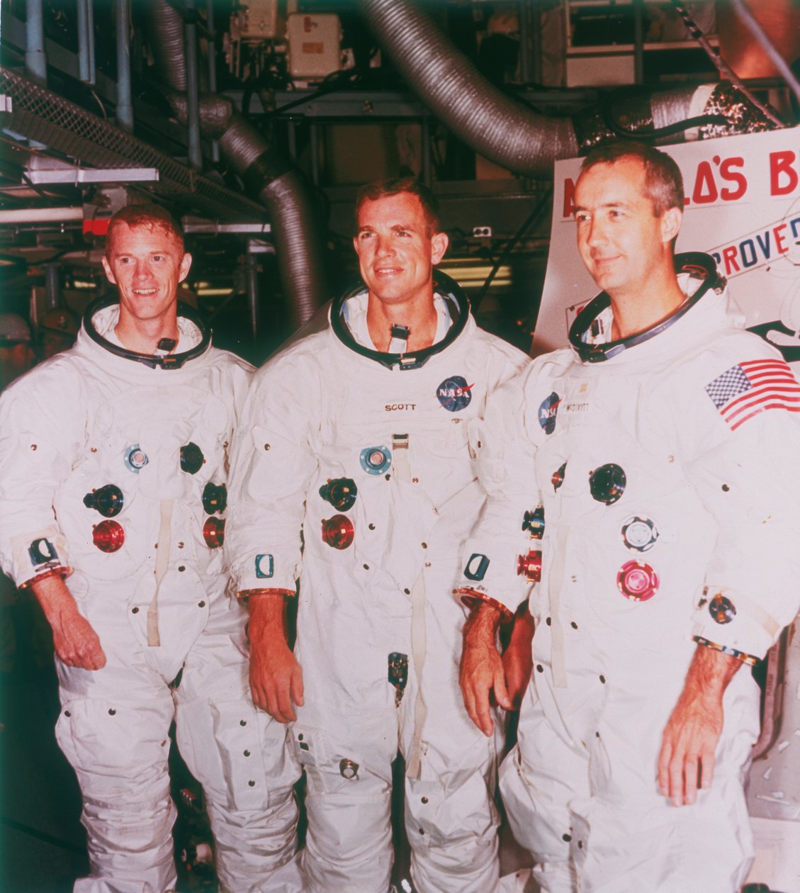 Apollo 9 astronotları, 1968 by Unbekannt