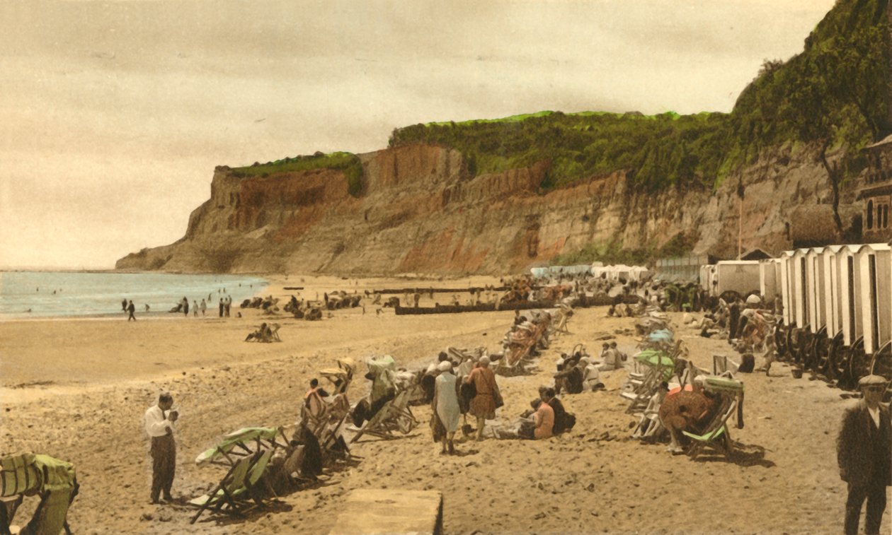 Appley Plajı ve Cliffs, Shanklin, I.W., 1933. by Unbekannt