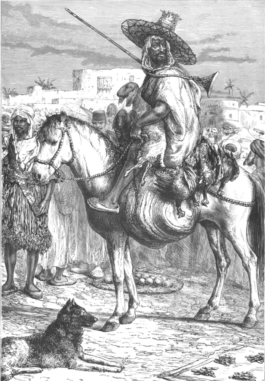Arap Çiftçi Pazarda Tlemcen, Cezayir, 19. yüzyılın sonlarında by Unbekannt