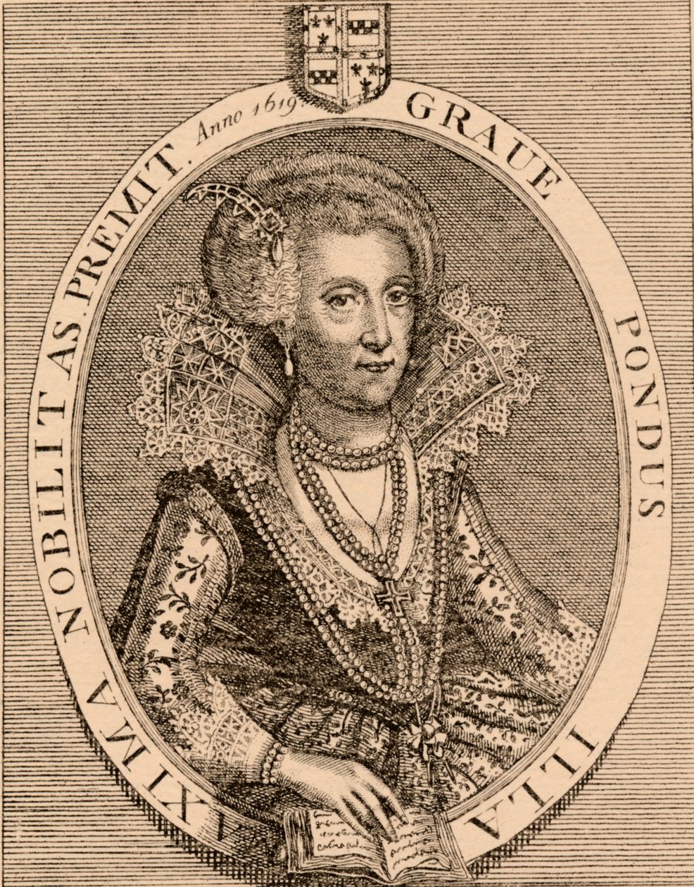Arabella Stuart 1575-1615, İngiliz Rönesans soylu kadını, 1889. by Unbekannt
