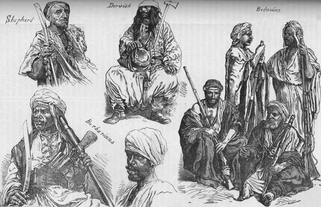 Sudan Arapları, c1881-85 by Unbekannt