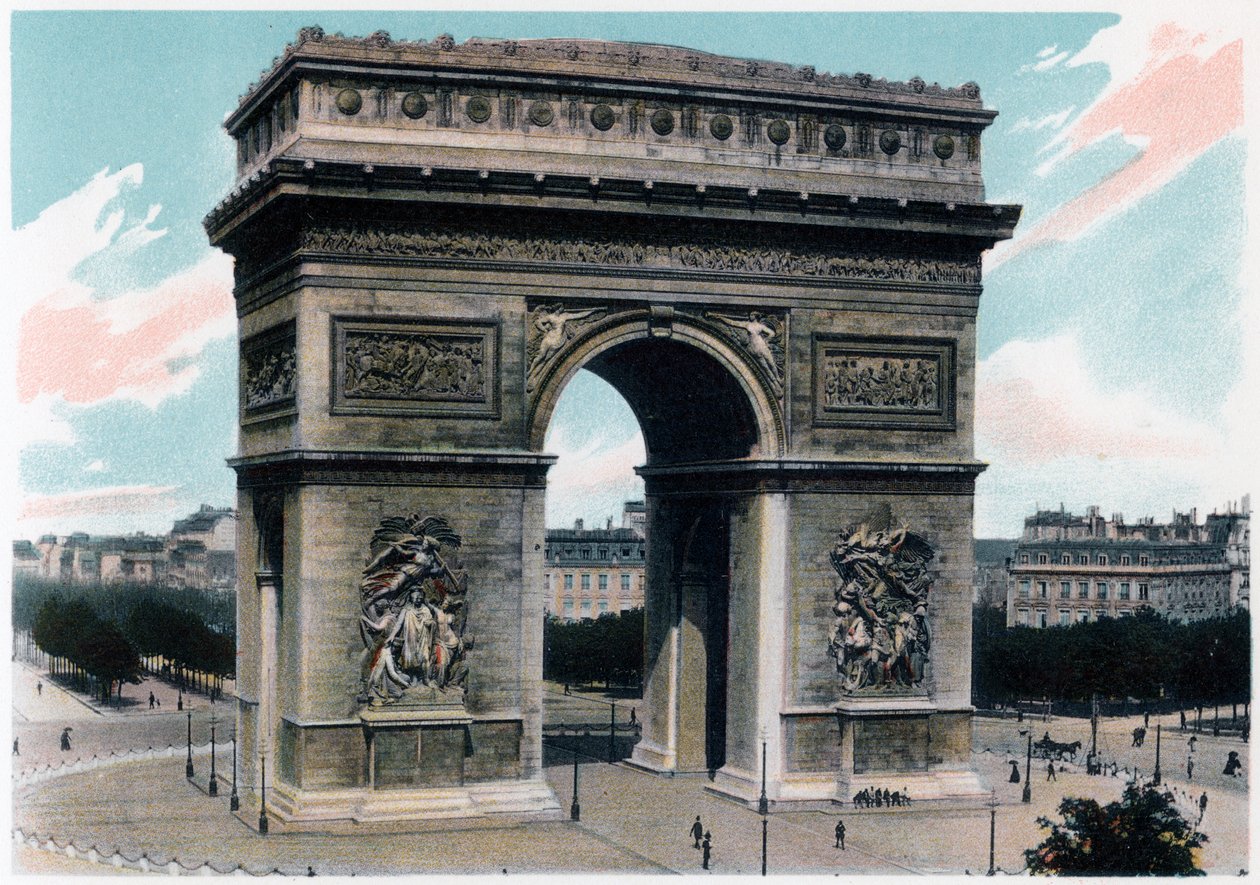 Arc de Triomphe, Paris, c1900 by Unbekannt