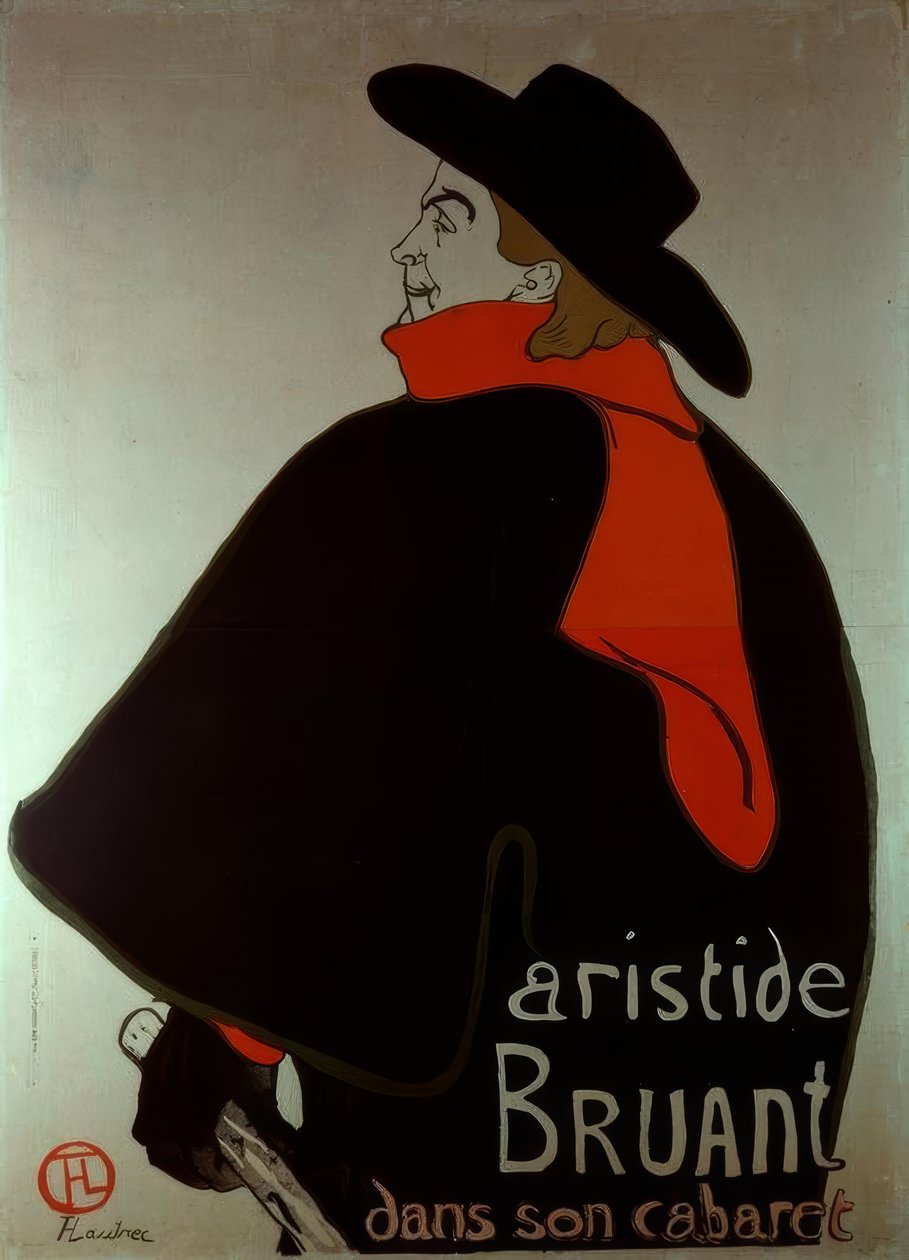 Aristide Bruant kabaresinde by Unbekannt