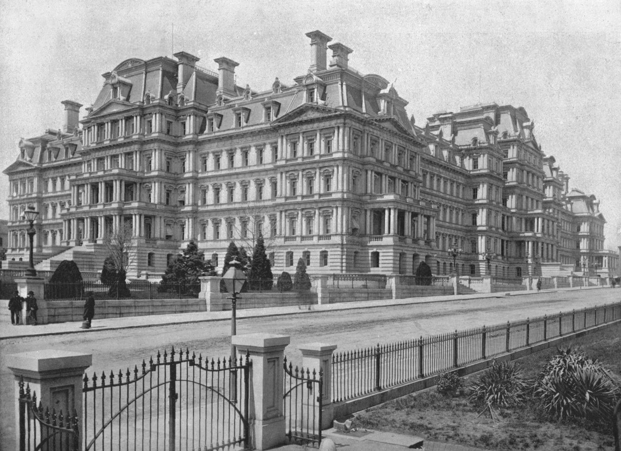 Ordu ve Donanma Binası, Washington DC, ABD, c1900. by Unbekannt