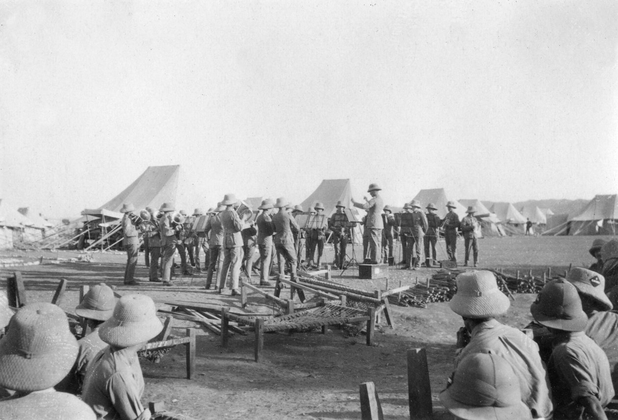 Ordu bando çalışması, Howshera, 1917 by Unbekannt