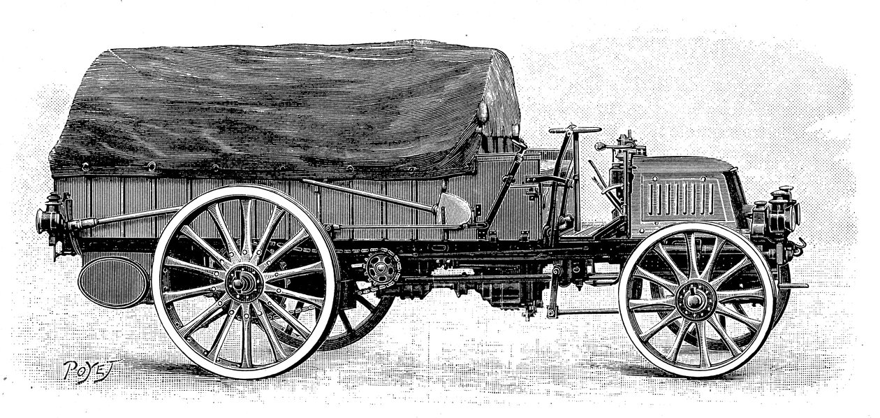 4 silindirli 12 hp motorlu Daimler